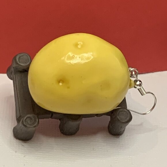 Potato Earring, Funny Food Earring, Food Jewelry, Gift Idea, Cooking Earring - Picture 2 of 7